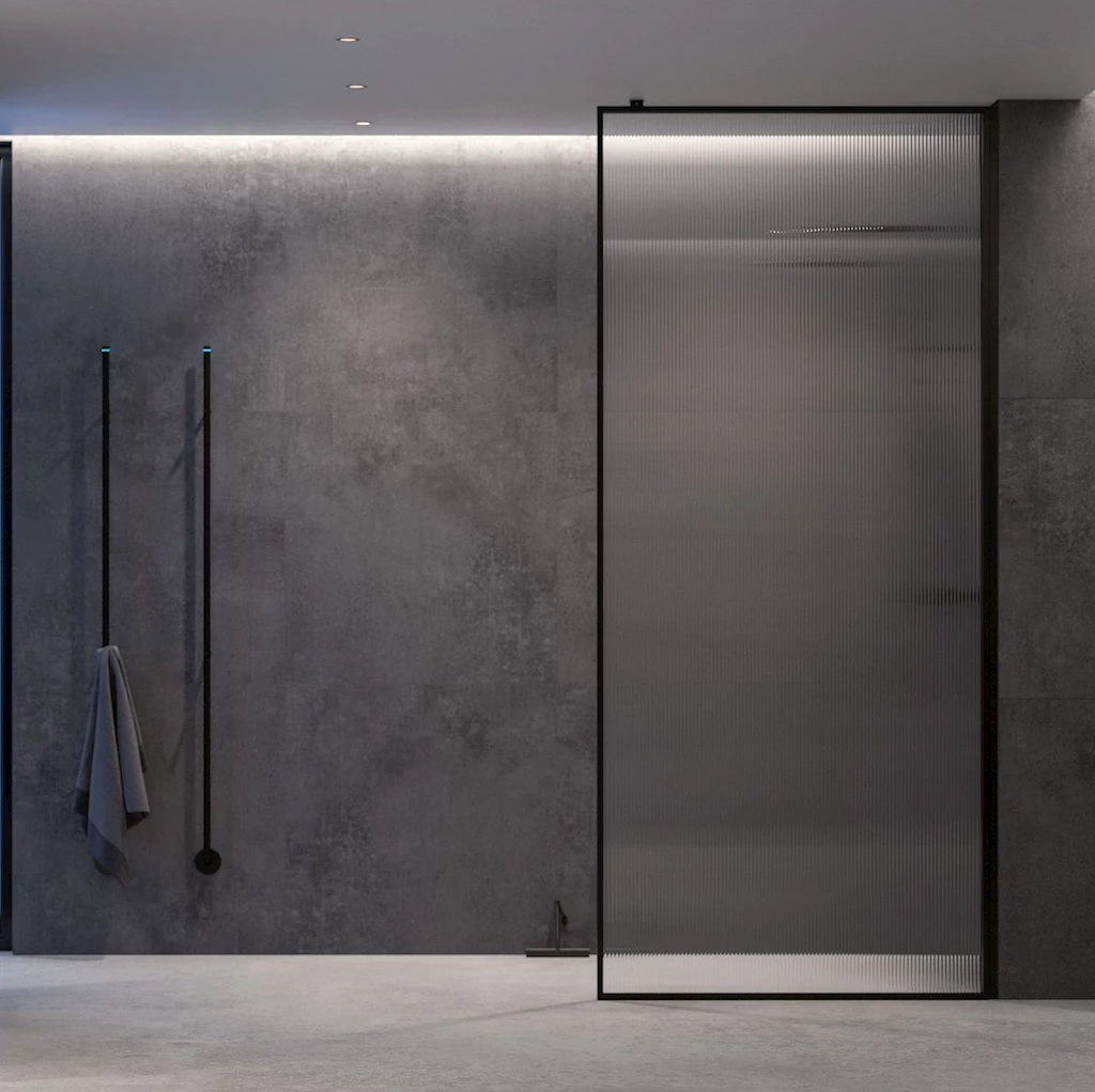 Edge 20 dusjvegg, Sway/Onyx Edge 20 dusjvegg, Sway/Onyx