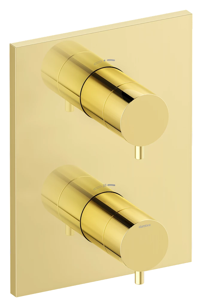 Silhouet takdusj for innbygging, messing Silhouet takdusj for innbygging, messing